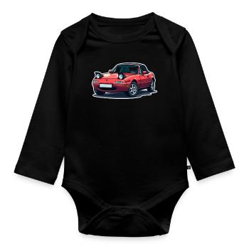 1990 Miata - Baby Bio-Langarm-Body - Schwarz - Vorne