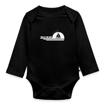 C’est la façon dont le voilier sport sports nautiques - Body Bébé bio manches longues - noir - Devant