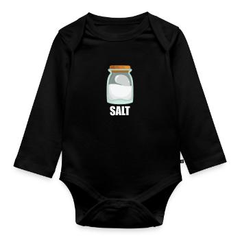Sel Spice Goût Cuisine - Body Bébé bio manches longues - noir - Devant
