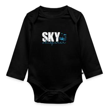 Sky Whisperer Wing Walker Hobby - Body Bébé bio manches longues - noir - Devant