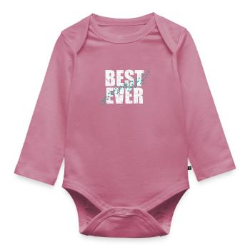Meilleure tonalité de musique de tous les temps - Body Bébé bio manches longues - mauve - Devant