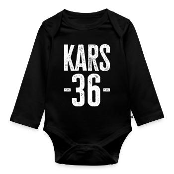 Fiers Turcs de Kars – Numéro 36 - Body Bébé bio manches longues - noir - Devant