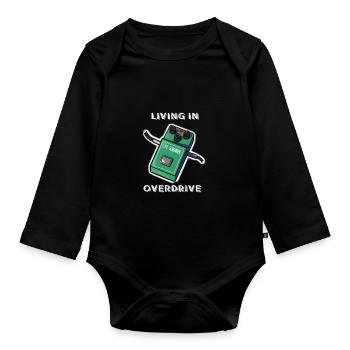 Rock E-Gitarre-Effekt "Living in OD" - Baby Bio-Langarm-Body - Schwarz - Vorne