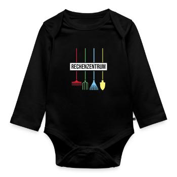Rechenzentrum Gärtner - Baby Bio-Langarm-Body - Schwarz - Vorne