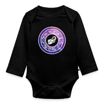 Horoscope du signe du zodiaque du signe du zodiaque du Scorpion - Body Bébé bio manches longues - noir - Devant