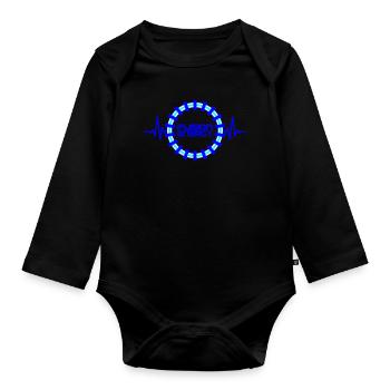Fusion Energy | Farben änderbar - Baby Bio-Langarm-Body - Schwarz - Vorne