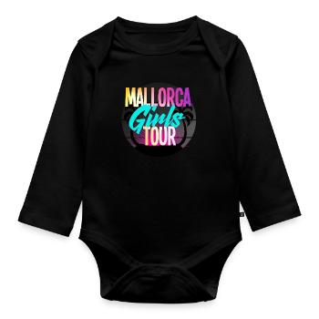 Mallorca Filles - Body Bébé bio manches longues - noir - Devant