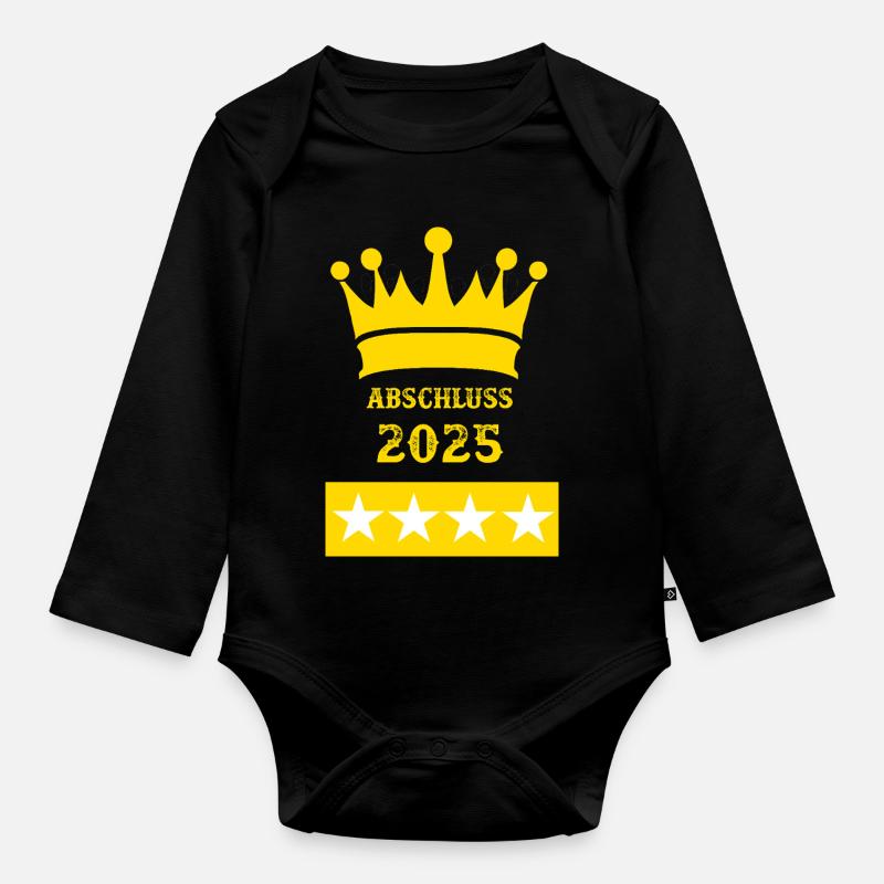 Completion: 2025 - Organic Longsleeve Baby Bodysuit - black