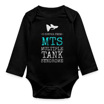Aquarium Fish Lovers Breeder Pet - Organic Longsleeve Baby Bodysuit - black - Front