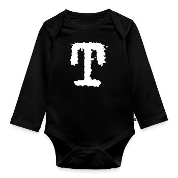 T - Baby Bio-Langarm-Body - Schwarz - Vorne
