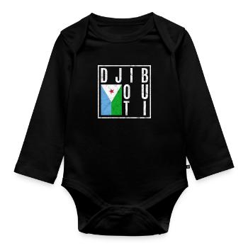 Dschibuti - Baby Bio-Langarm-Body - Schwarz - Vorne