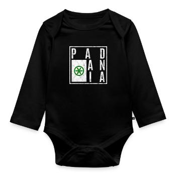 Padanie - Body Bébé bio manches longues - noir - Devant