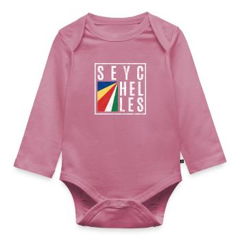 Seychelles - Organic Longsleeve Baby Bodysuit - mauve - Front