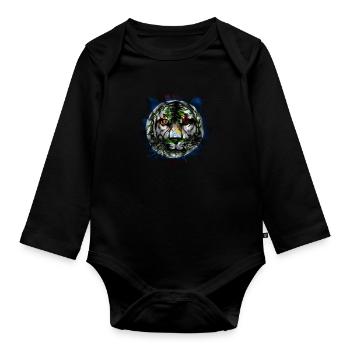 Belize - Baby Bio-Langarm-Body - Schwarz - Vorne