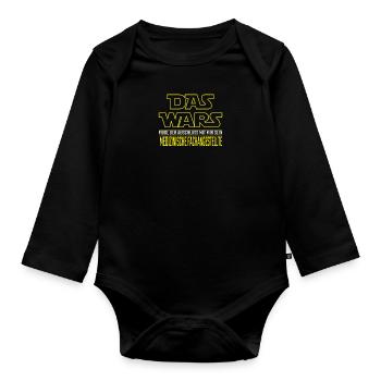 Das Wars Abschluss Medizinische Fachangestellte - Baby Bio-Langarm-Body - Schwarz - Vorne