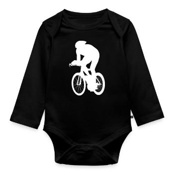 Vélo de route pour hommes Vélo de route Vélo de route Cyclisme de route Cyclisme de route - Body Bébé bio manches longues - noir - Devant