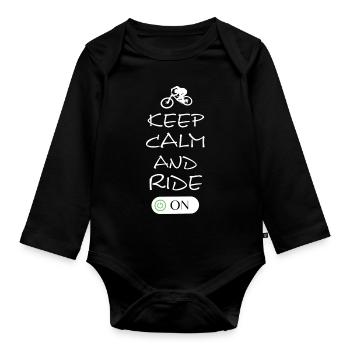 biken - Baby Bio-Langarm-Body - Schwarz - Vorne