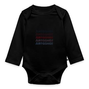 Vintage Armenia City - Retro Artashat - Body Bébé bio manches longues - noir - Devant