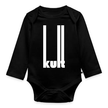 C'est cadeau d'anniversaire culte idée cadeau - Body Bébé bio manches longues - noir - Devant
