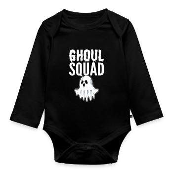 Ghoul Squad Partygoer Poison - Organic Longsleeve Baby Bodysuit - black - Front