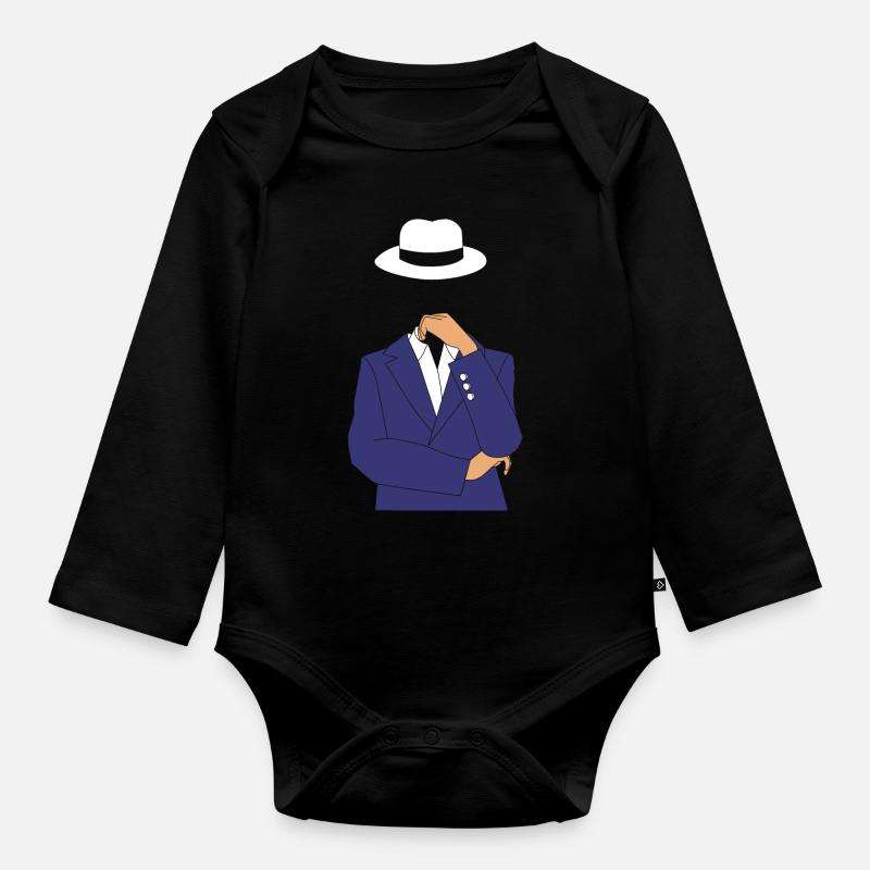 Cyber programmeur cybersécurité Hacker - Body Bébé bio manches longues - noir