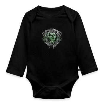 Padanie - Body Bébé bio manches longues - noir - Devant