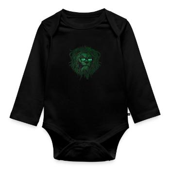 Saudi-Arabien - Baby Bio-Langarm-Body - Schwarz - Vorne
