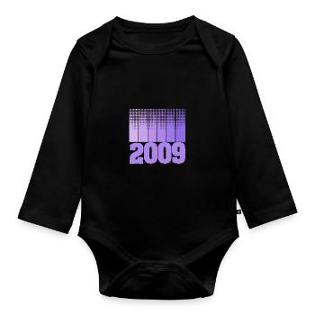 2009 - Baby Bio-Langarm-Body - Schwarz - Vorne