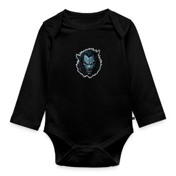 Werwolf - Baby Bio-Langarm-Body - Schwarz - Vorne