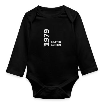1979 Limitierte Auflage - Baby Bio-Langarm-Body - Schwarz - Vorne