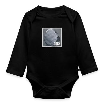 Rock Music - Baby Bio-Langarm-Body - Schwarz - Vorne