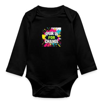 Design 51 the best - Baby Bio-Langarm-Body - Schwarz - Vorne