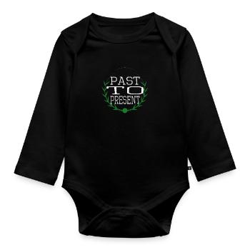 awesome funny sayings transformational experiences - Baby Bio-Langarm-Body - Schwarz - Vorne
