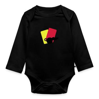 shiri equipment / referee stuff (2c) - Baby Bio-Langarm-Body - Schwarz - Vorne