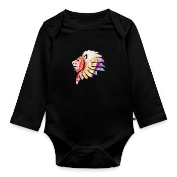 Lyon - Baby Bio-Langarm-Body - Schwarz - Vorne