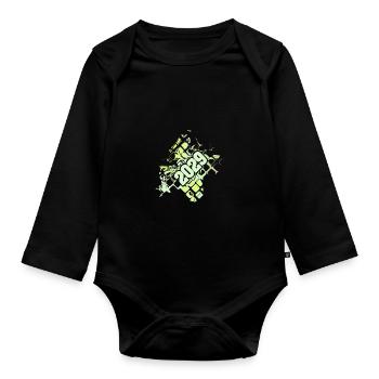 Style 2029 - Baby Bio-Langarm-Body - Schwarz - Vorne