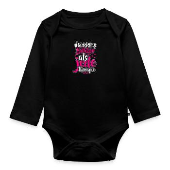Girls' Trip 2025 Girls Trip Girls' Tour Girls' Trip - Organic Longsleeve Baby Bodysuit - black - Front
