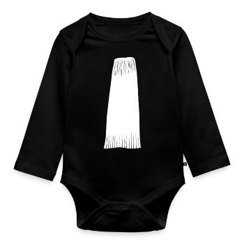 Bébé avocat - Cadeau Bébé Avocat justice - Body Bébé bio manches longues - noir - Devant