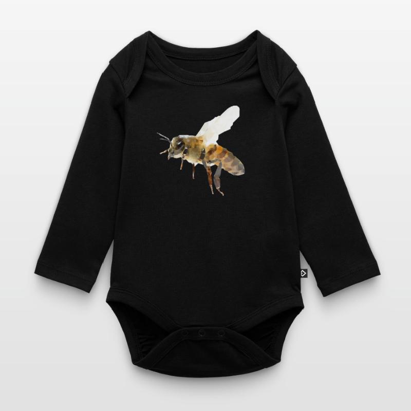 Bee Organic Longsleeve Baby Bodysuit