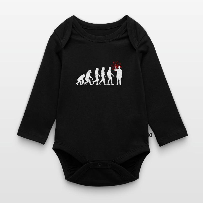 Evolution Physicist Baby Bio-Langarm-Body