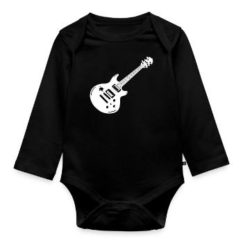 Gitarre Musik Instrument - Baby Bio-Langarm-Body - Schwarz - Vorne