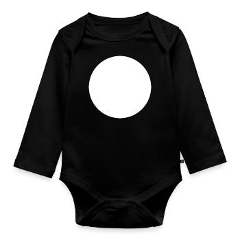 Cercle - Body Bébé bio manches longues - noir - Devant