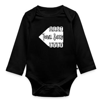 Meilleur Voyage Buddy Voyage Amis Vacances Cadeau - Body Bébé bio manches longues - noir - Devant