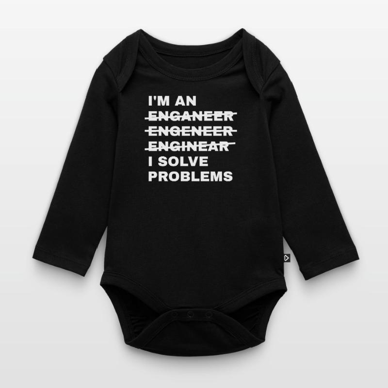 Ich bin ein Enganeer Engeneer Solve Problems Engineer Baby Bio-Langarm-Body