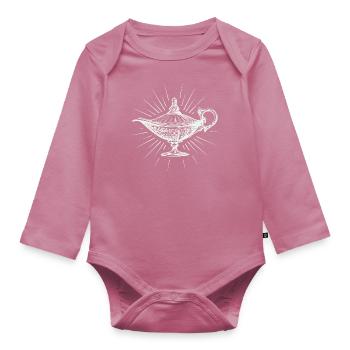 Magic Lamp - Baby Bio-Langarm-Body - Mauve - Vorne