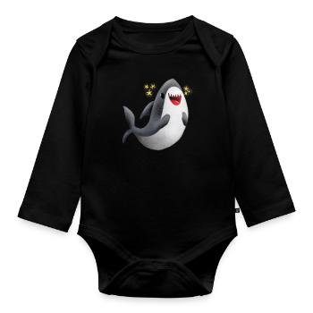 You look beautiful - Baby Bio-Langarm-Body - Schwarz - Vorne