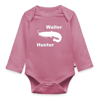 Angeln Waller Angel - Baby Bio-Langarm-Body - Mauve - Vorne