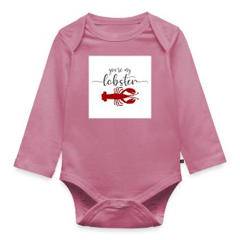 Lobster Neck Gaiter You’re My Lobster Neck Gator - Body Bébé bio manches longues - mauve - Devant