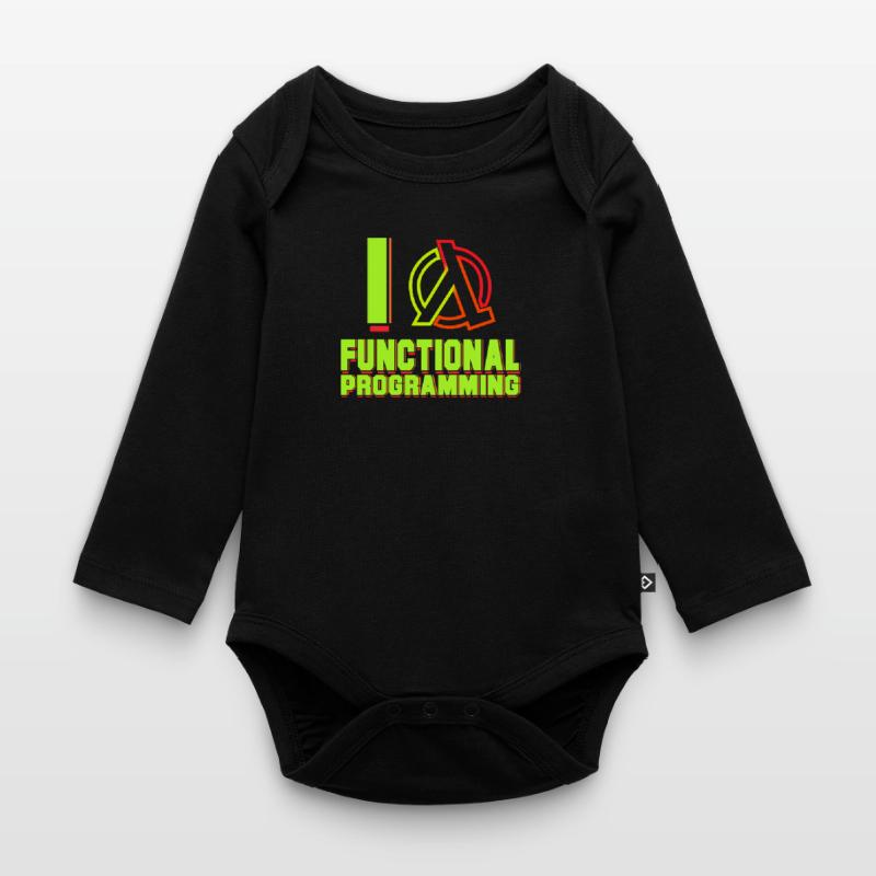 Programmierer Lambda Baby Bio-Langarm-Body