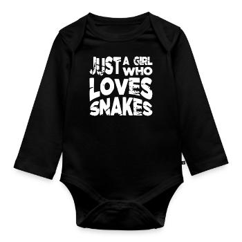 south america jokes humour transmutation - Baby Bio-Langarm-Body - Schwarz - Vorne